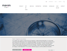 Tablet Screenshot of mavim.nl